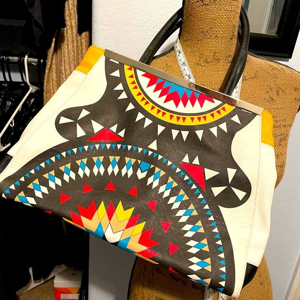 Big Buddha Multicolor Aztec Purse